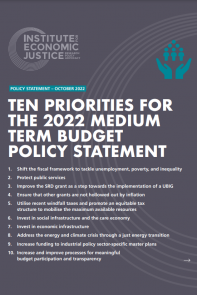 TEN PRIORITIES FOR THE 2022 MEDIUM TERM BUDGET POLICY STATEMENT
