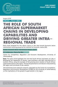 Stream 1, Policy Brief 7 The role of South African supermarket chains in developing capabilities and driving greater intra-regional trade-page-001