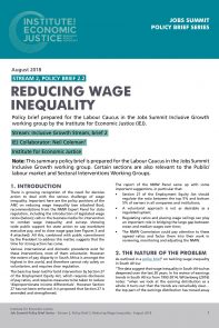 Stream 2, Policy Brief 2 Wage Inequality