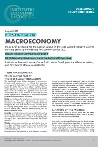 Stream 2, Policy Brief 4 Macroeconomy