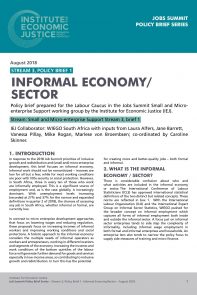 Stream 3, Policy Brief 1 Informal Economy Sector