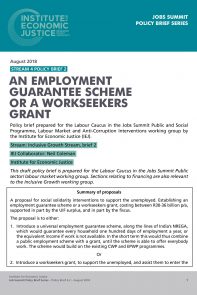 Stream 4 Policy Brief 2 Work-seekers Grant or Employment Guarantee Scheme